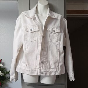 Old Navy White Denim Jacket